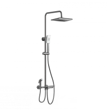 Душевая система с термостатом WONZON & WOGHAND, Темный графит (WW-B3310-BGG)