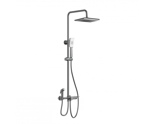 Душевая система с термостатом WONZON & WOGHAND, Темный графит (WW-B3310-BGG)