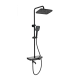 Душевая система с термостатом WONZON & WOGHAND, Черный матовый (WW-B3099-A-MB)