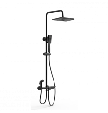 Душевая система с термостатом WONZON & WOGHAND, Черный матовый (WW-B3310-MB)