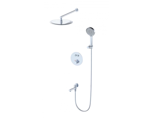Душевая система с термостатом встраиваемая WONZON & WOGHAND STICK, Хром (WW-88929010-CR)
