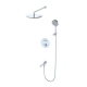 Душевая система с термостатом встраиваемая WONZON & WOGHAND STICK, Хром (WW-88929010-CR)