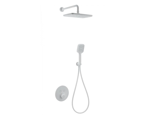 Душевая система с термостатом встраиваемая WONZON & WOGHAND, Белый матовый (WW-D2017-A-MW)