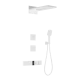 Душевая система с термостатом встраиваемая WONZON & WOGHAND, Белый матовый (WW-D4538-A-MW)