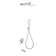 Душевая система с термостатом встраиваемая WONZON & WOGHAND, Хром (WW-B4005-CR)