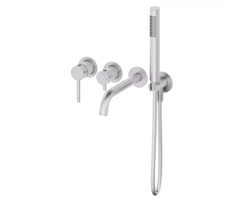 Смеситель для ванны встраиваемый WONZON & WOGHAND STICK, Брашированный никель (WW-889017-BN)