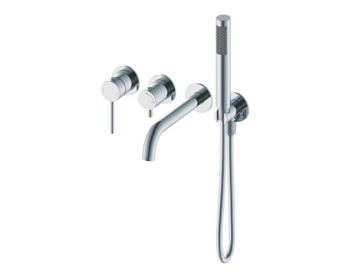 Смеситель для ванны встраиваемый WONZON & WOGHAND STICK, Хром (WW-889017-CR)