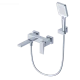 Смеситель для ванны с душем WONZON & WOGHAND CUBE 2.0, Хром (WW-88037068-CR)