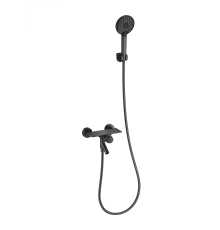 Смеситель для ванны с душем WONZON & WOGHAND, Темный графит (WW-FE05L221-BGG)