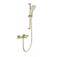 Смеситель для ванны с душевым гарнитуром и термостатом WONZON & WOGHAND, Брашированное золото (WW-C2021-A-BG)