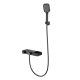 Смеситель для ванны с душем и термостатом WONZON & WOGHAND Shelf, Черный матовый (WW-B2551-MB)