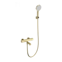Смеситель для ванны с душем и термостатом WONZON & WOGHAND STAY 2, Брашированное золото (WW-B2016-A1-BG)