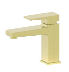 Смеситель для раковины WONZON & WOGHAND CUBE 2.0, Брашированное золото (WW-88018068-BG)