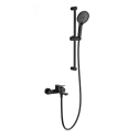 Смеситель для ванны с душевым гарнитуром WONZON & WOGHAND, Черный матовый (WW-C2036-MB)