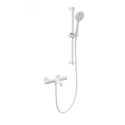 Смеситель для ванны с душевым гарнитуром и термостатом WONZON & WOGHAND, Белый матовый (WW-C2006-A-MW)