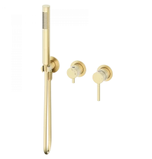 Смеситель для душевой системы встраиваемый WONZON & WOGHAND STICK, Брашированное золото (WW-838017-BG)