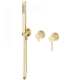 Смеситель для душевой системы встраиваемый WONZON & WOGHAND STICK, Брашированное золото (WW-838017-BG)