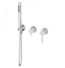 Смеситель для душевой системы встраиваемый WONZON & WOGHAND STICK, Брашированный никель (WW-838017-BN)