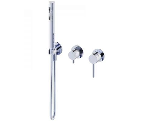 Смеситель для душевой системы встраиваемый WONZON & WOGHAND STICK, Хром (WW-838017-CR)