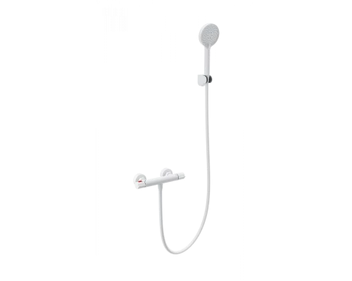 Смеситель для душа с термостатом WONZON & WOGHAND INN 5, Белый матовый (WW-B2063-A-MW)