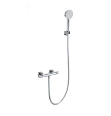 Смеситель для душа с термостатом WONZON & WOGHAND INN 5, Хром (WW-B2063-A-CR)
