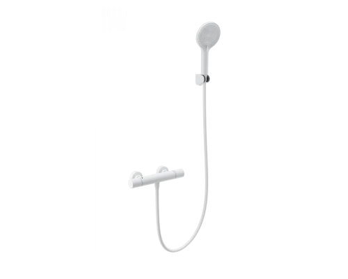 Смеситель для душа с термостатом WONZON & WOGHAND INN1, Белый матовый (WW-B3013-A-MW)