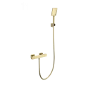 Смеситель для душа с термостатом WONZON & WOGHAND STAY 3, Брашированное золото (WW-B2062-A-BG)