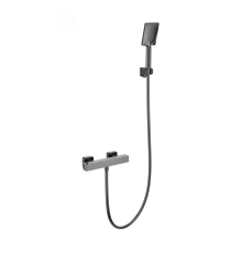 Смеситель для душа с термостатом WONZON & WOGHAND STAY 3, Темный графит (WW-B2062-A-BGG)
