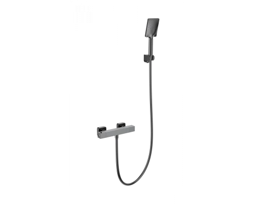 Смеситель для душа с термостатом WONZON & WOGHAND STAY 3, Темный графит (WW-B2062-A-BGG)