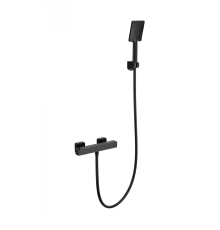 Смеситель для душа с термостатом WONZON & WOGHAND STAY 3, Черный матовый (WW-B2062-A-MB)