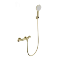 Смеситель для душа с термостатом WONZON & WOGHAND T-1000, Брашированное золото (WW-B2057-A-BG)
