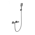 Смеситель для душа с термостатом WONZON & WOGHAND Twist, Темный графит (WW-B2025-A-BGG)