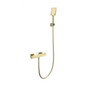 Смеситель для душа с термостатом WONZON & WOGHAND, Брашированное золото (WW-B2026-A-BG)