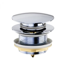 Донный клапан для ванны 1 1/2 WONZON & WOGHAND, Хром (WW-SS105-CR)