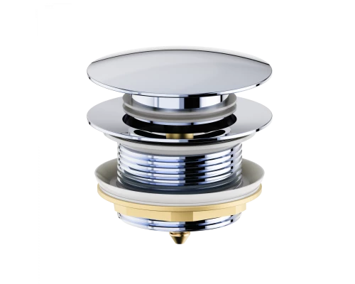 Донный клапан для ванны 1 1/2 WONZON & WOGHAND, Хром (WW-SS105-CR)