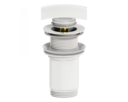 Донный клапан для раковины 1 1/4 WONZON & WOGHAND, Белый матовый (WW-88SS08-MW)