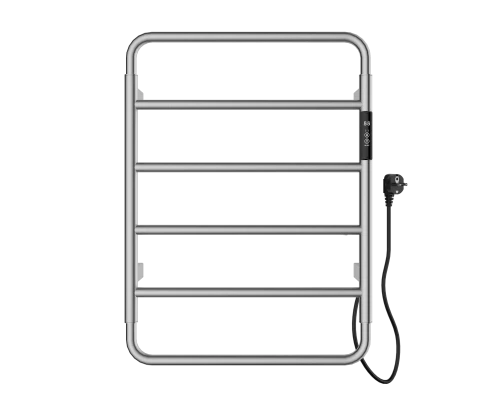 Полотенцесушитель электрический WONZON & WOGHAND WISMAR, Брашированный никель (WW-AL201-BR)
