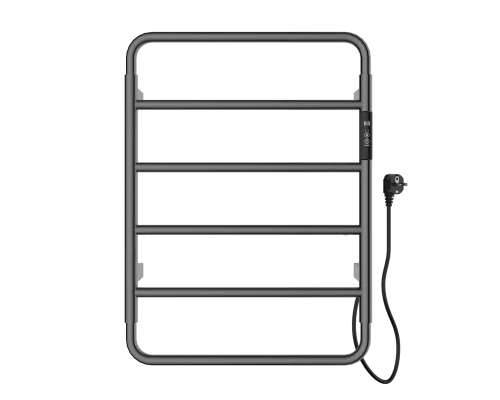 Полотенцесушитель электрический WONZON & WOGHAND WISMAR, Темный графит (WW-AL201-GM)