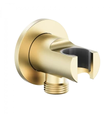 Шланговое подключение с держателем WONZON & WOGHAND, Брашированное золото (WW-HZ2319-BG)