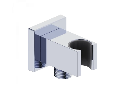 Шланговое подключение с держателем WONZON & WOGHAND, Хром (WW-HZ2312-CR)