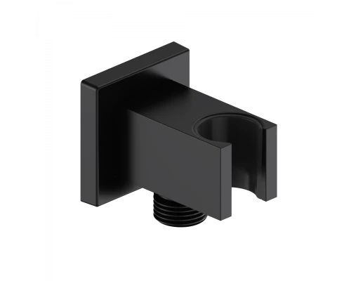 Шланговое подключение с держателем WONZON & WOGHAND, Черный матовый (WW-HZ2312-MB)