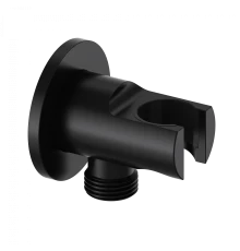 Шланговое подключение с держателем WONZON & WOGHAND, Черный матовый (WW-HZ2319-MB)