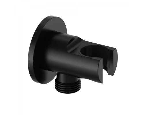 Шланговое подключение с держателем WONZON & WOGHAND, Черный матовый (WW-HZ2319-MB)