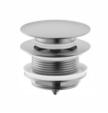 Донный клапан для ванны WONZON & WOGHAND, Брашированный никель (WW-SS105-BN)