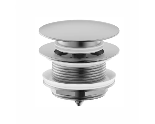 Донный клапан для ванны WONZON & WOGHAND, Брашированный никель (WW-SS105-BN)