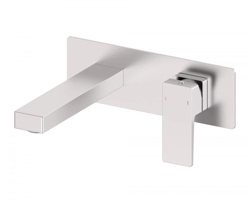 Смеситель для раковины встраиваемый WONZON & WOGHAND CUBE 2.0, Брашированный никель (WW-88869068-BN)