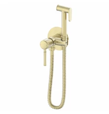 Смеситель с гигиеническим душем встраиваемый WONZON & WOGHAND TOR, Брашированное золото (WW-88829073-BG)