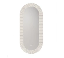 Зеркало с подсветкой в ванную настенное сенсорное с антизапотеванием ES,M 0008S Camila Caprice 50х110 овальное