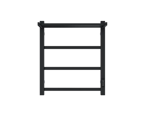 Полотенцесушитель электрический ДВИН Fj plaza neo 60x40 с полкой xерный матовый