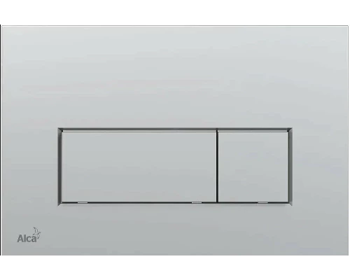 Кнопка смыва для унитаза AlcaPlast Thin THIN M572 пластик, цвет матовый хром